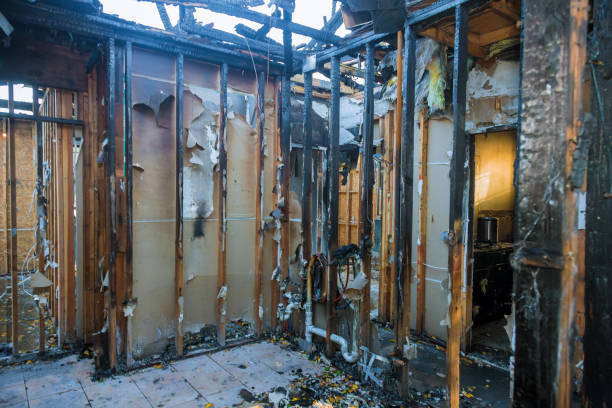Professional Fire Damage Assessment technician working in Union City, OK